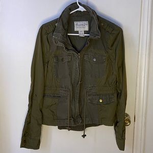 Trendy and Stylish American Rag Army Green Jacket